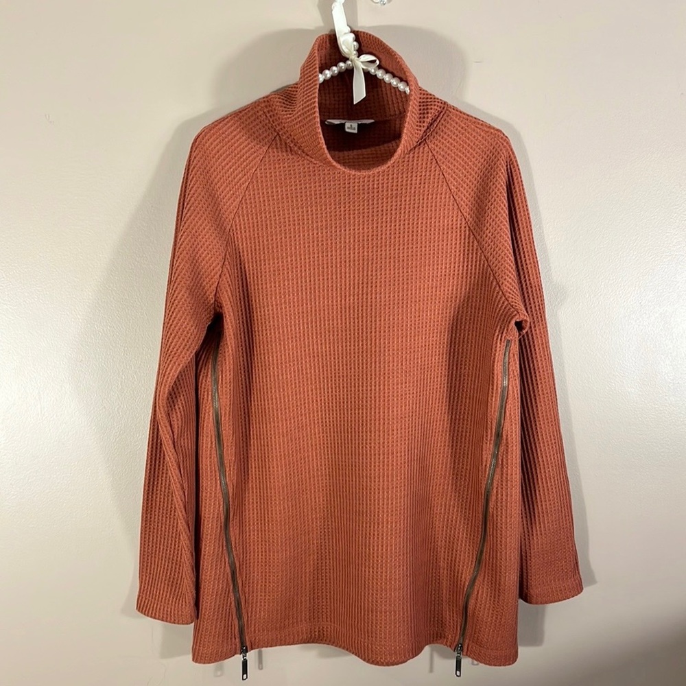 L.L. Bean Waffle Knit Top